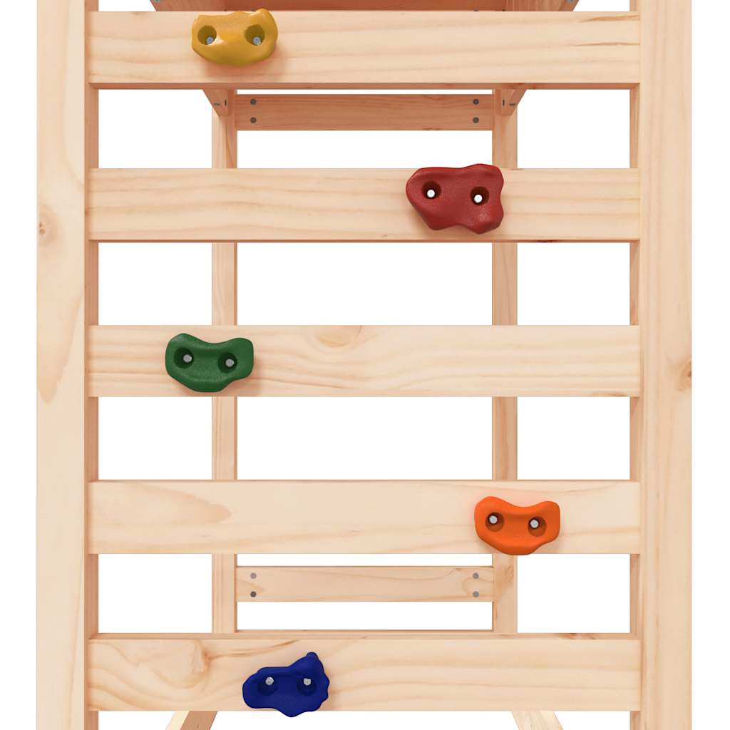 vidaXL Παιδική Χαρά Εξωτερικού Χώρου από Μασίφ Ξύλο Πεύκου