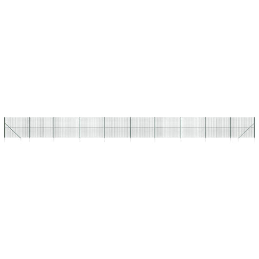 vidaXL Συρματόπλεγμα Περίφραξης Πράσινο 1,8 x 25 μ. με Καρφωτές Βάσεις