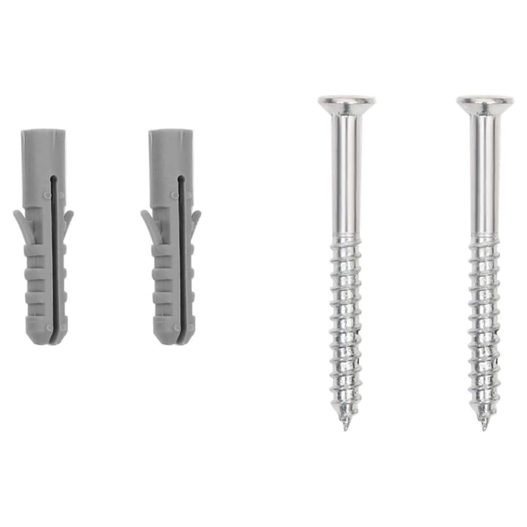 vidaXL Μπάρα Ποδηλάτων για 2 Ποδήλατα Μαύρη από Χάλυβα