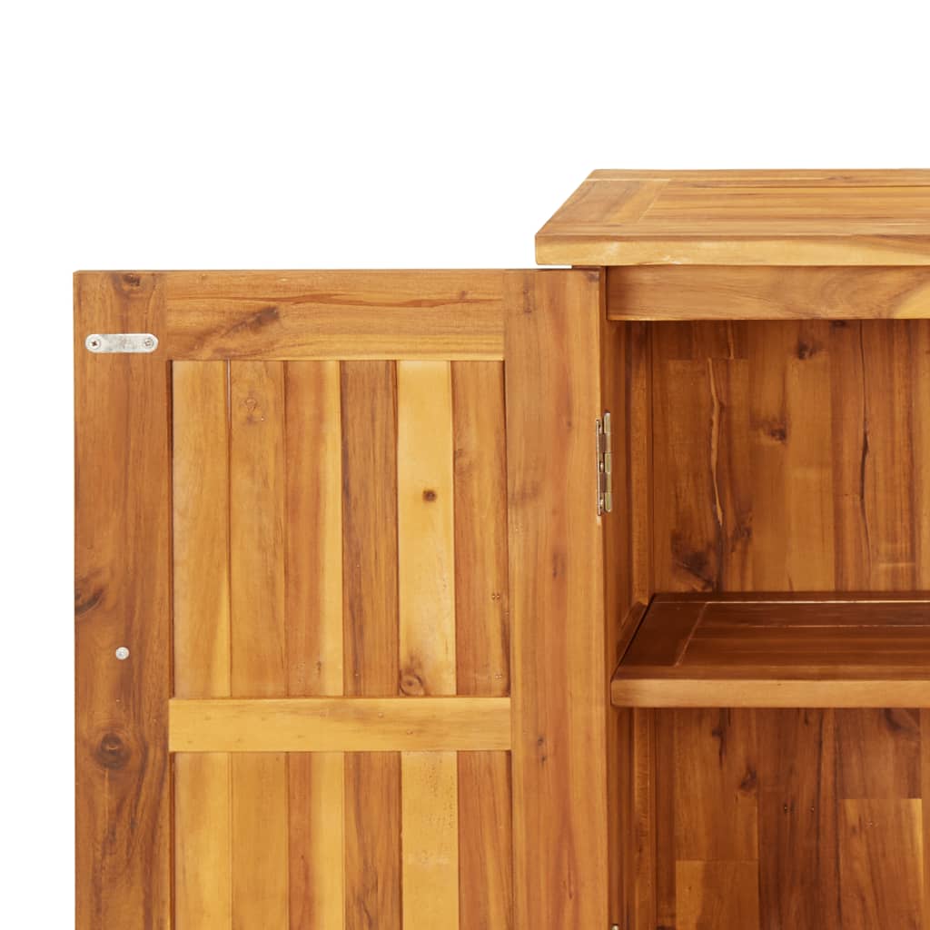 vidaXL Ντουλάπι Κήπου 75 x 35 x 70 εκ. από Μασίφ Ξύλο Ακακίας