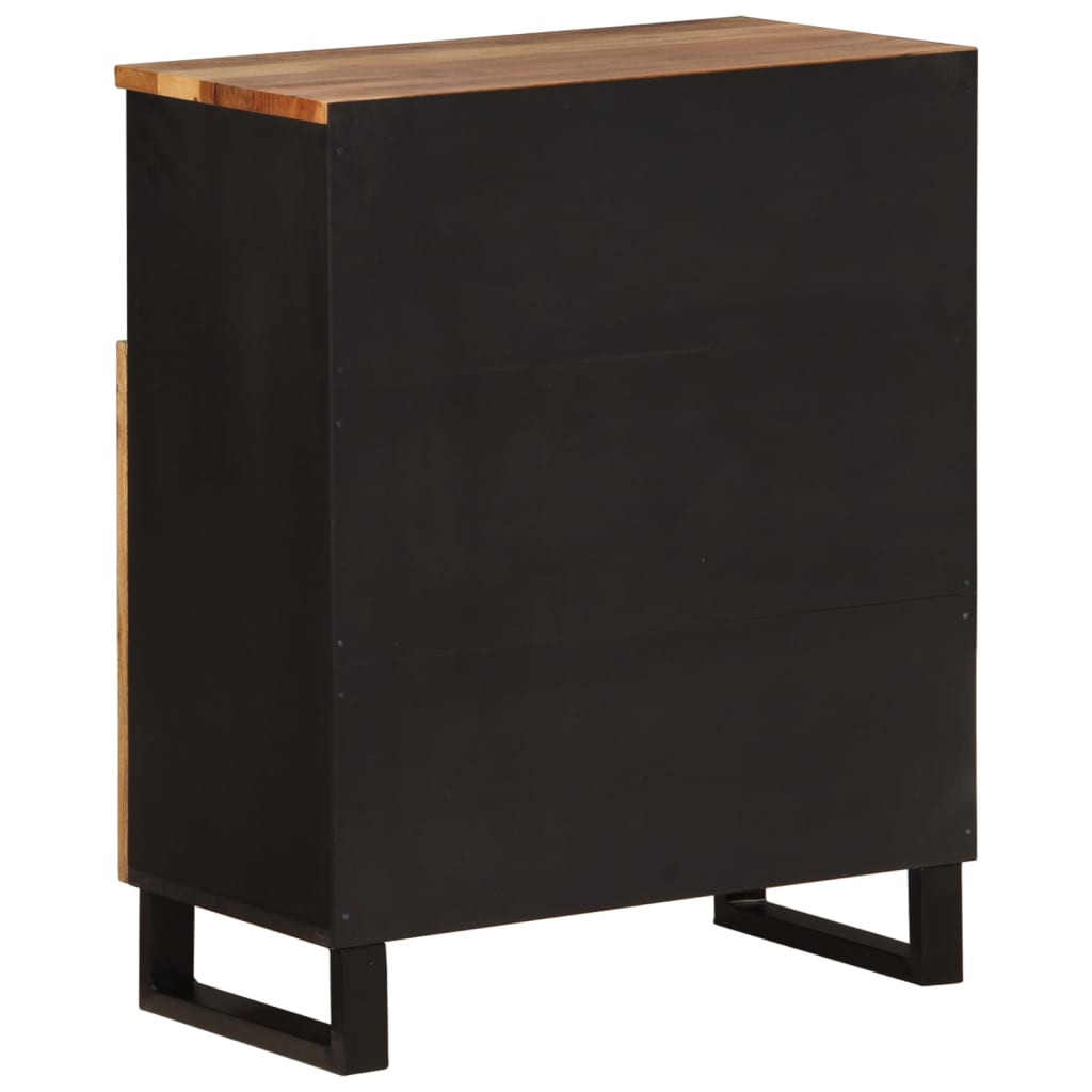 vidaXL Ντουλάπι με 2 Πόρτες 60 x 33 x 75 εκ. από Μασίφ Ξύλο Ακακίας