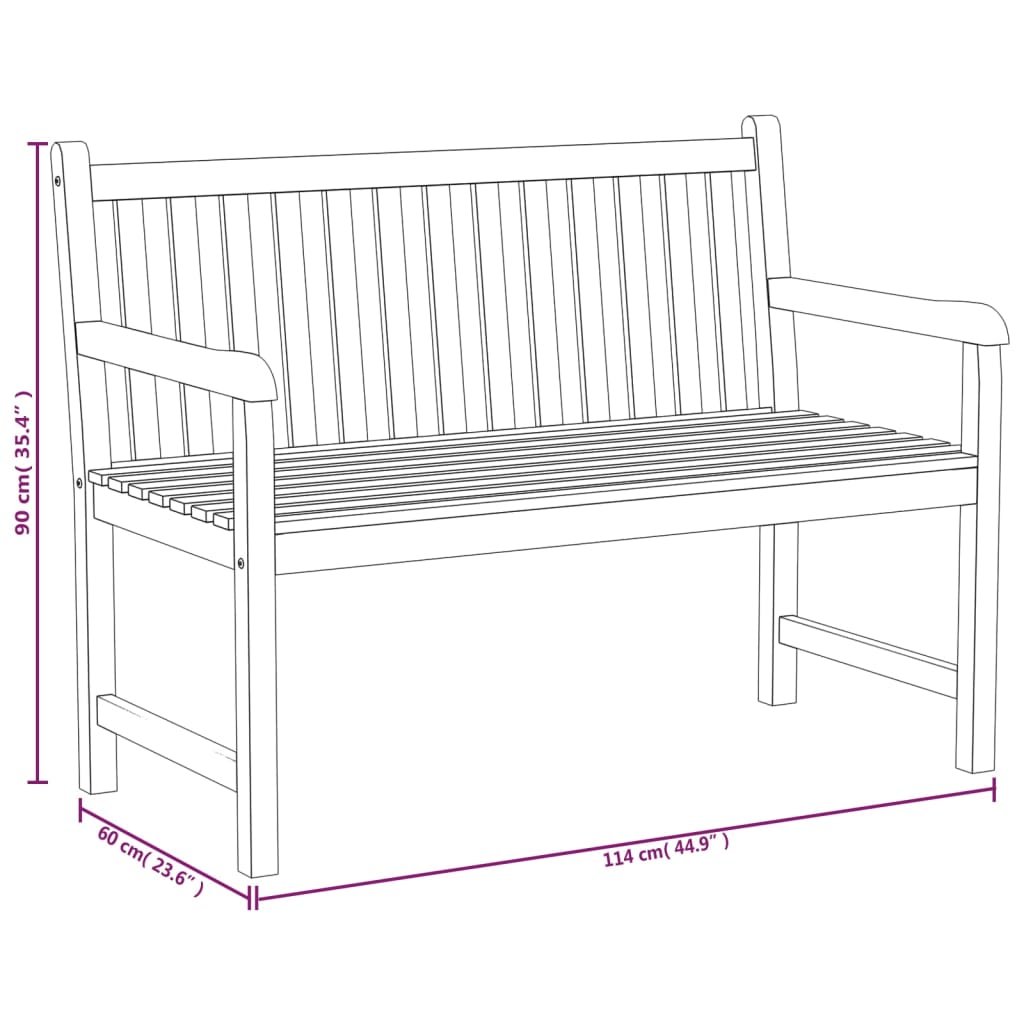 vidaXL Σετ Τραπεζαρίας Κήπου 3 Τεμαχίων από Μασίφ Ξύλο Teak