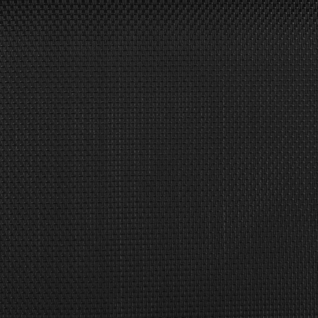 vidaXL Παγκάκι Κήπου Διθέσιο Ανθρακί από Ατσάλι με Μαξιλάρι