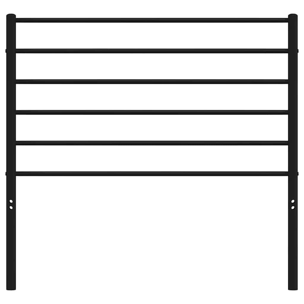 vidaXL Κεφαλάρι Μαύρο 100 εκ. Μεταλλικό