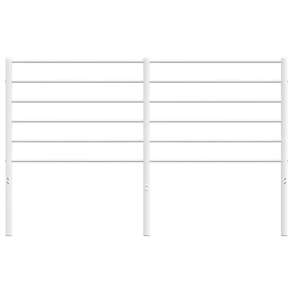 vidaXL Κεφαλάρι Λευκό 135 εκ. Μεταλλικό