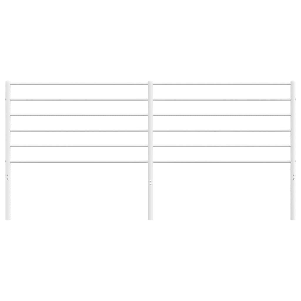 vidaXL Κεφαλάρι Λευκό 180 εκ. Μεταλλικό