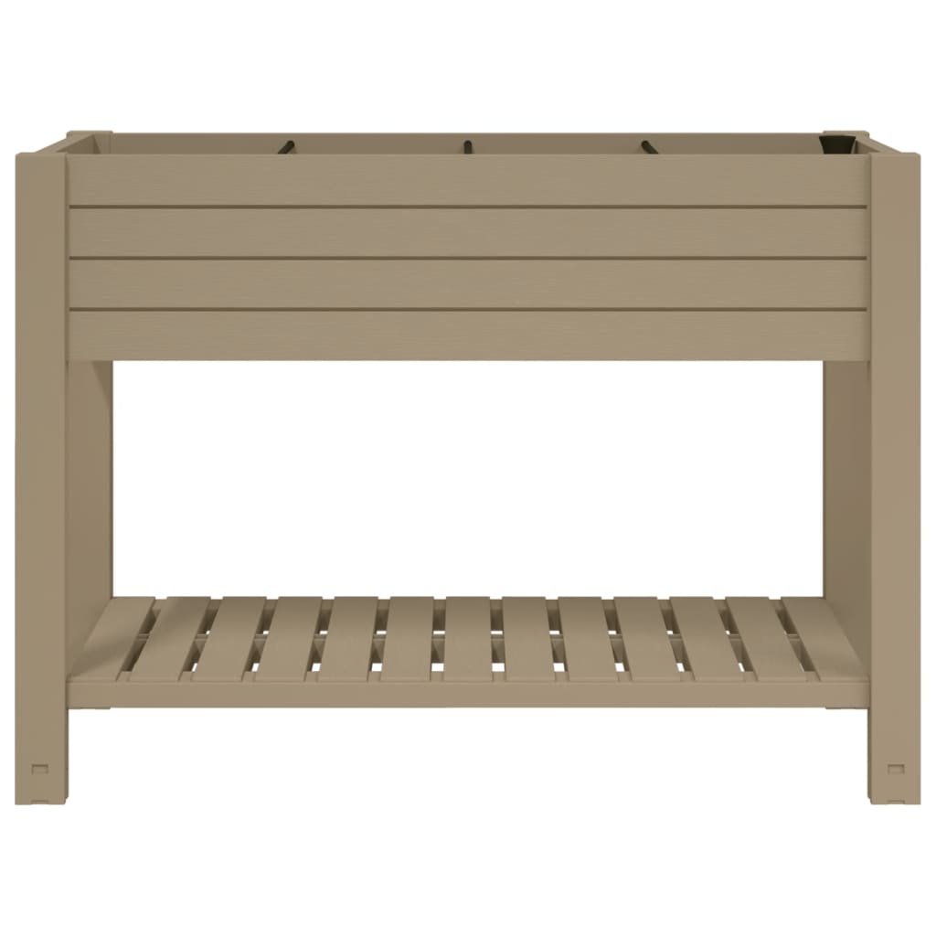 vidaXL Υπερυψωμ. Ζαρντινιέρα Κήπου Αν. Καφέ 110x45x79 εκ. Πολυπρ/λένιο