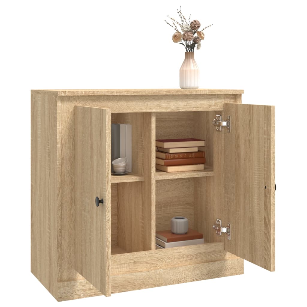 vidaXL Μπουφές Sonoma Δρυς 70x35,5x67,5 εκ. από Επεξεργασμένο Ξύλο