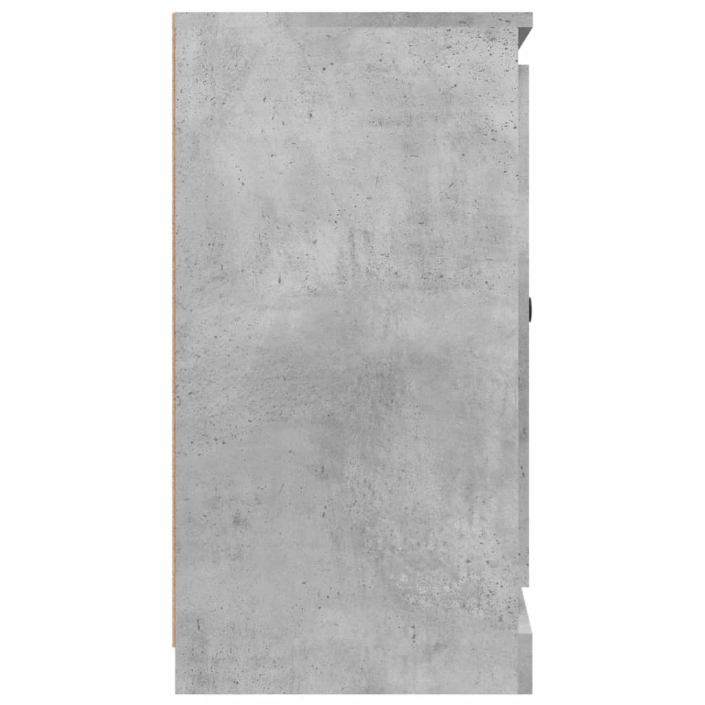 vidaXL Μπουφές Γκρι Σκυροδέματος 70x35,5x67,5 εκ. Επεξεργασμένο Ξύλο