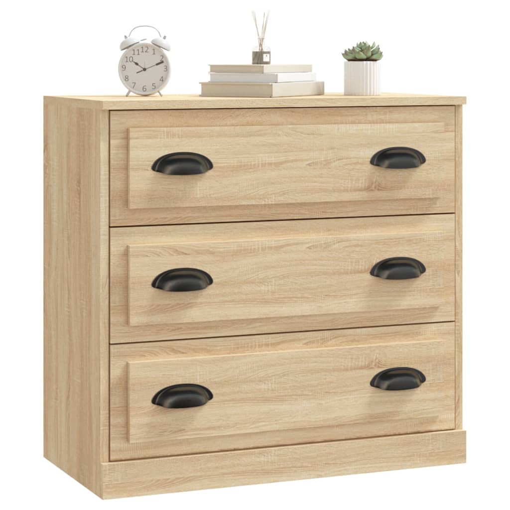 vidaXL Μπουφές Sonoma Δρυς 70x35,5x67,5 εκ. από Επεξεργασμένο Ξύλο