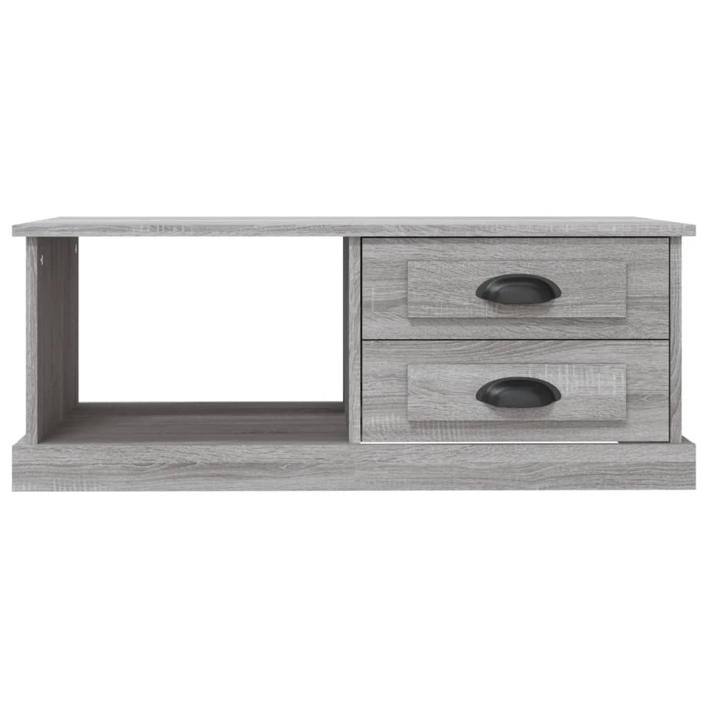 vidaXL Τραπεζάκι Σαλονιού Γκρι Sonoma 90x50x35 εκ. Επεξεργασμένο Ξύλο