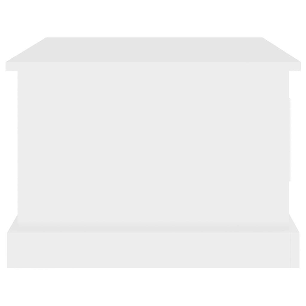 vidaXL Τραπεζάκι Σαλονιού Λευκό 50x50x35 εκ. από Επεξεργασμένο Ξύλο