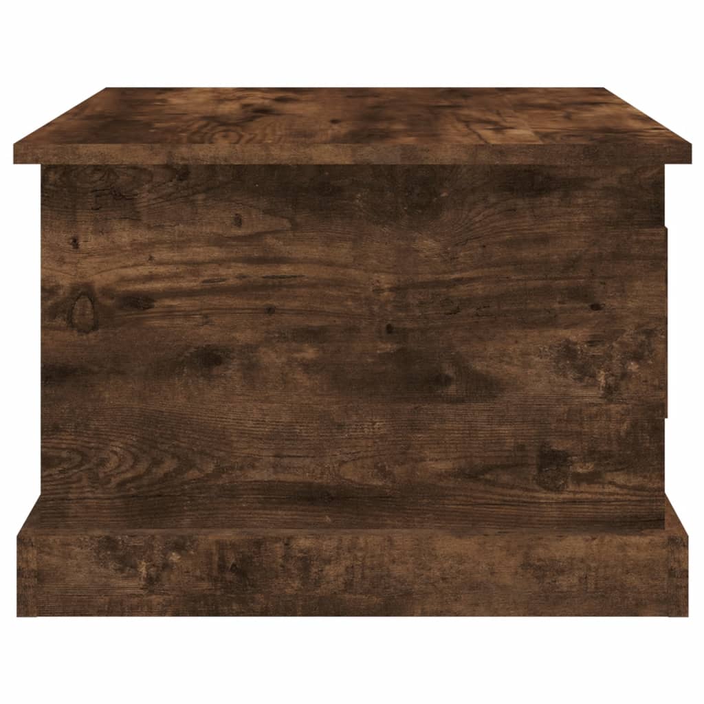 vidaXL Τραπεζάκι Σαλονιού Καπνιστή Δρυς 50x50x35 εκ. Επεξεργασμ. Ξύλο