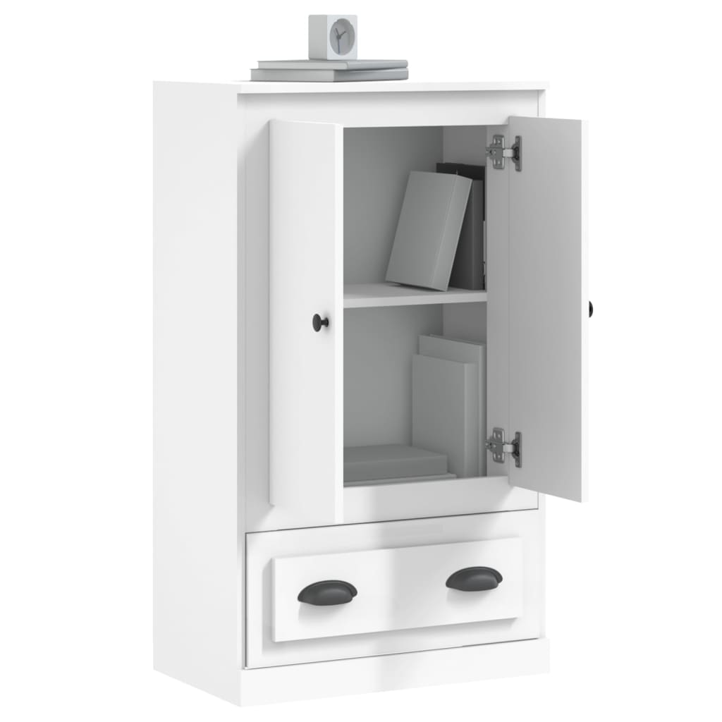 vidaXL Ντουλάπι Λευκό 60 x 35,5 x 103,5 εκ. από Επεξεργασμένο Ξύλο