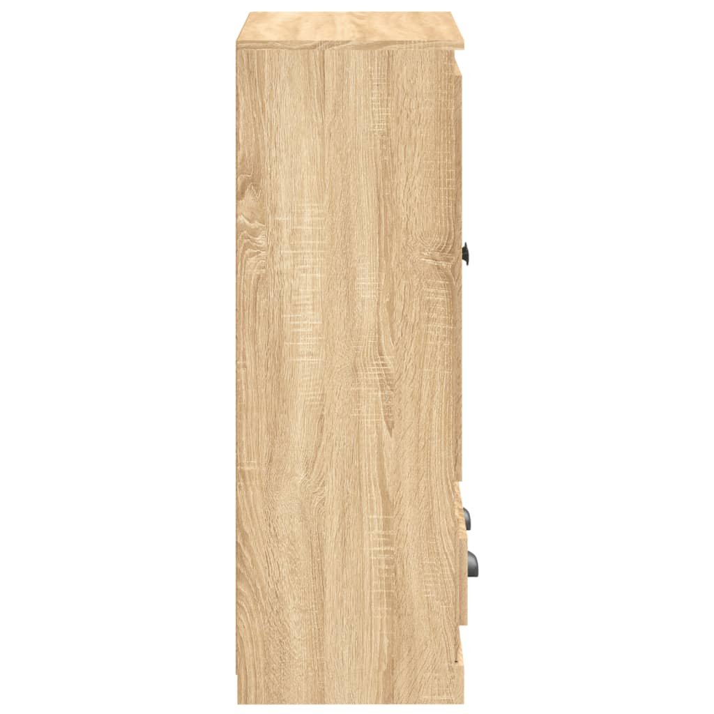vidaXL Ντουλάπι Μαύρο 60 x 35,5 x 103,5 εκ. από Επεξεργασμένο Ξύλο