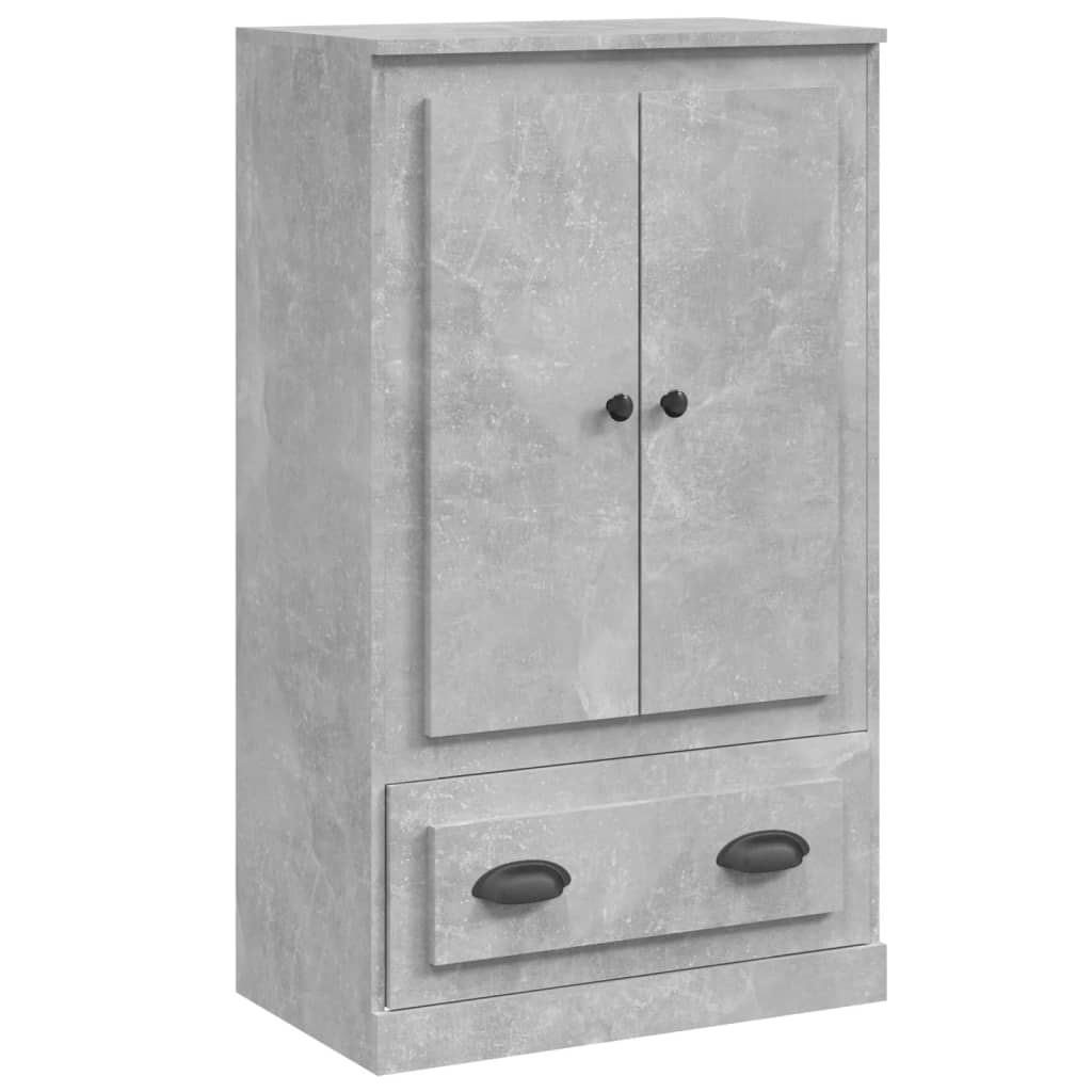 vidaXL Ντουλάπι Γκρι Σκυροδέματος 60x35,5x103,5 εκ. Επεξεργασμένο Ξύλο