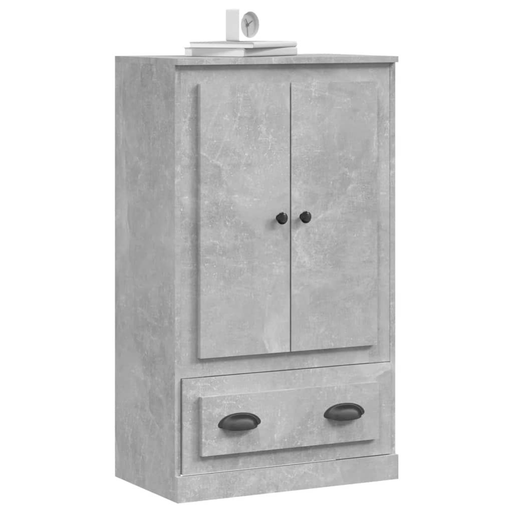 vidaXL Ντουλάπι Γκρι Σκυροδέματος 60x35,5x103,5 εκ. Επεξεργασμένο Ξύλο