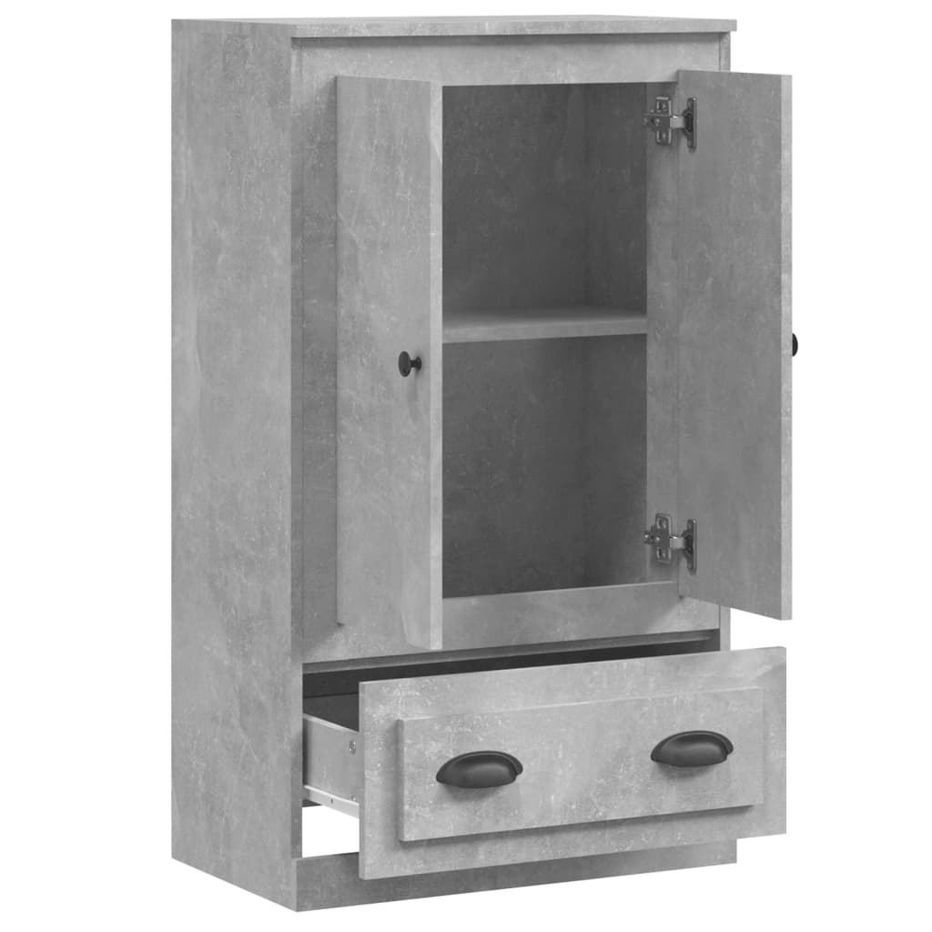 vidaXL Ντουλάπι Γκρι Σκυροδέματος 60x35,5x103,5 εκ. Επεξεργασμένο Ξύλο