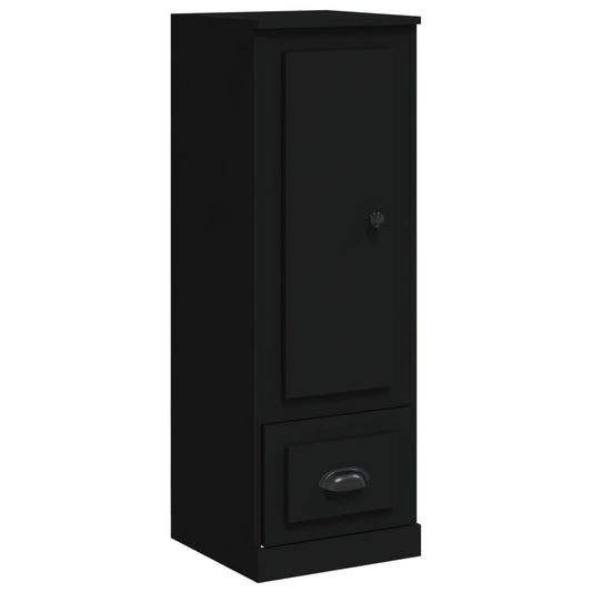 vidaXL Ντουλάπι Μαύρο 36x35,5x103,5 εκ. από Επεξεργασμένο Ξύλο