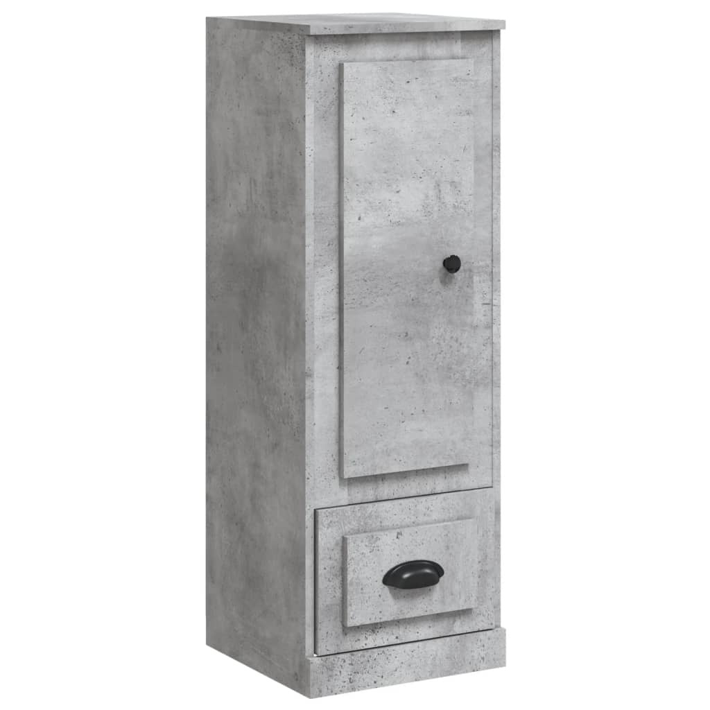 vidaXL Ντουλάπι Γκρι Σκυροδέματος 36x35,5x103,5 εκ. Επεξεργασμένο Ξύλο
