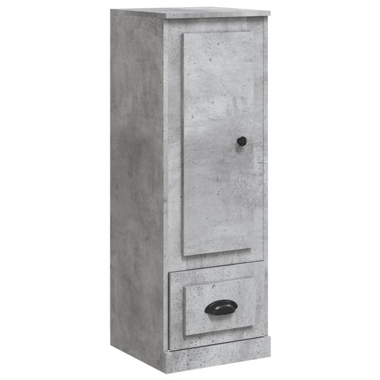 vidaXL Ντουλάπι Γκρι Σκυροδέματος 36x35,5x103,5 εκ. Επεξεργασμένο Ξύλο