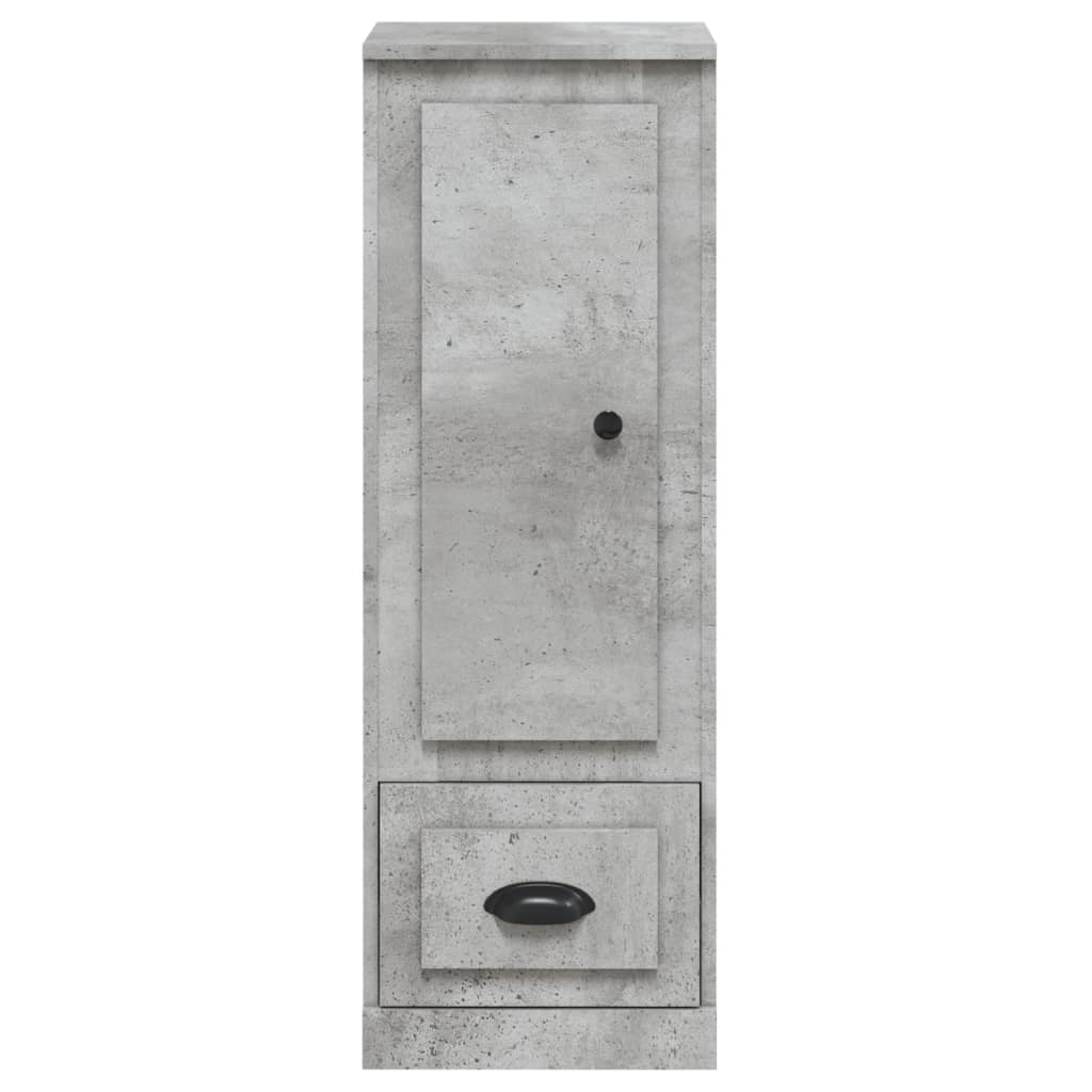 vidaXL Ντουλάπι Γκρι Σκυροδέματος 36x35,5x103,5 εκ. Επεξεργασμένο Ξύλο