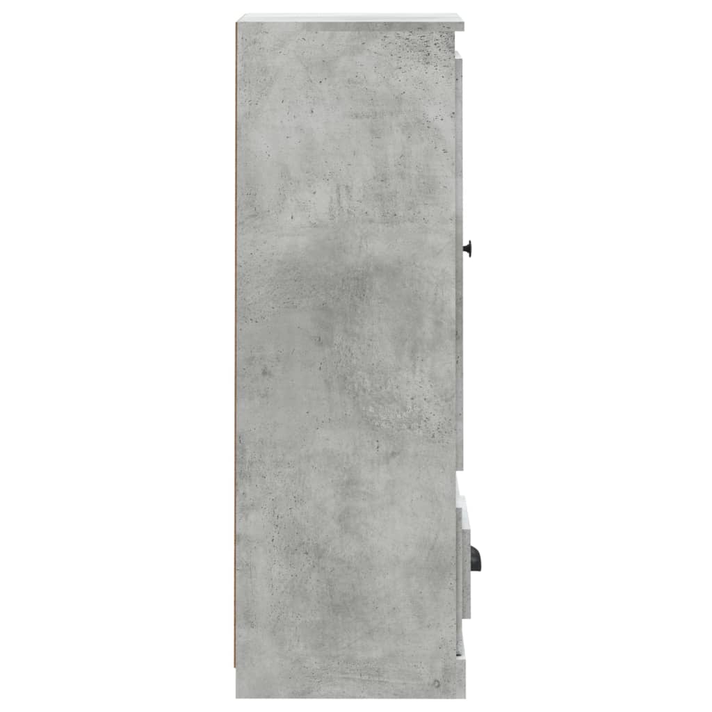 vidaXL Ντουλάπι Γκρι Σκυροδέματος 36x35,5x103,5 εκ. Επεξεργασμένο Ξύλο