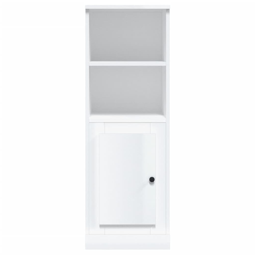 vidaXL Ντουλάπι Γυαλιστερό λευκό 36x35,5x103,5 από Επεξεργασμένο Ξύλο