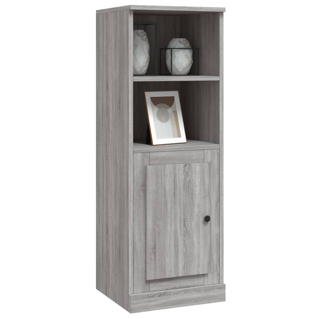 vidaXL Ντουλάπι Γκρι sonoma 36x35,5x103,5 εκ. από Επεξεργασμένο Ξύλο