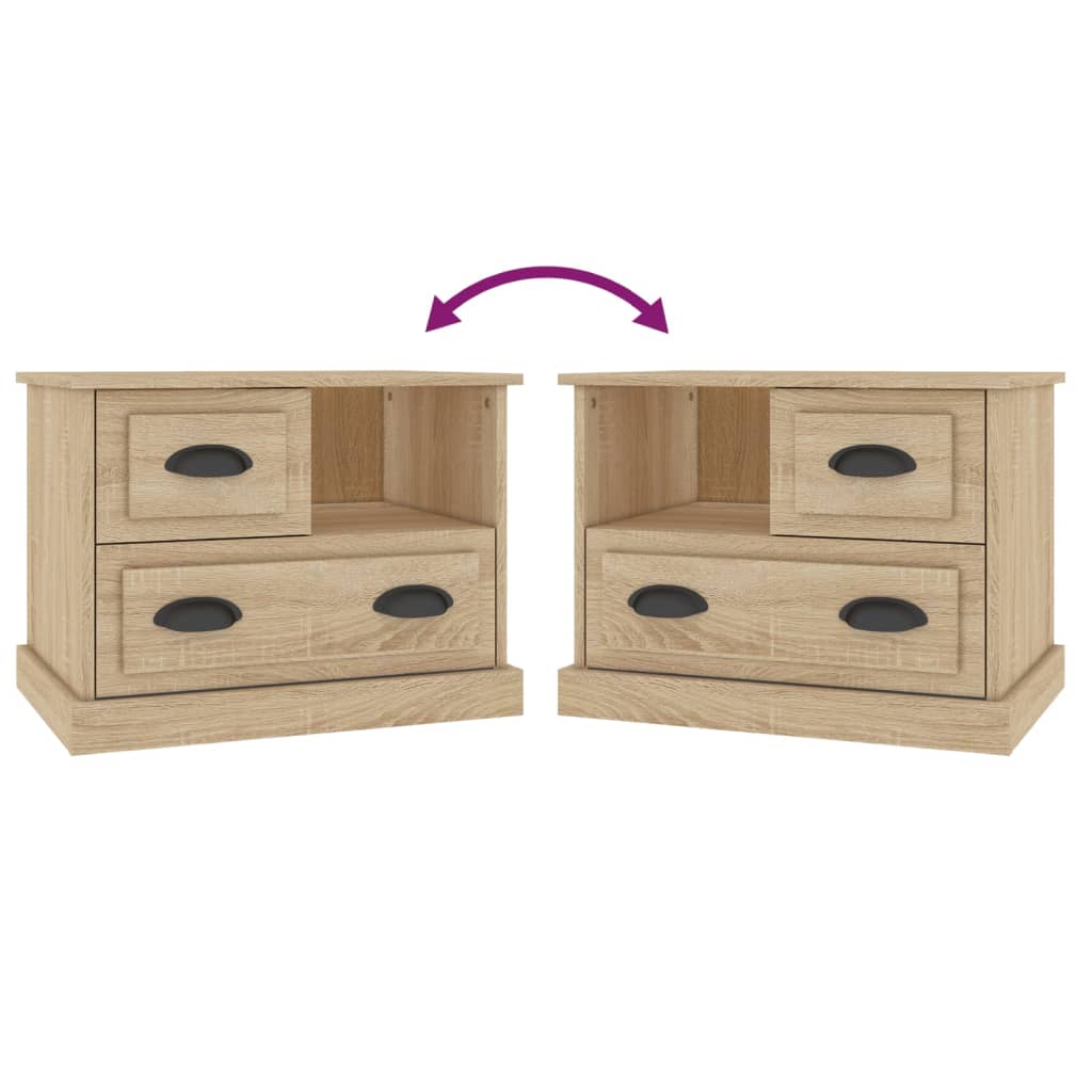 vidaXL Κομοδίνο Sonoma Δρυς 60 x 39 x 45 εκ.