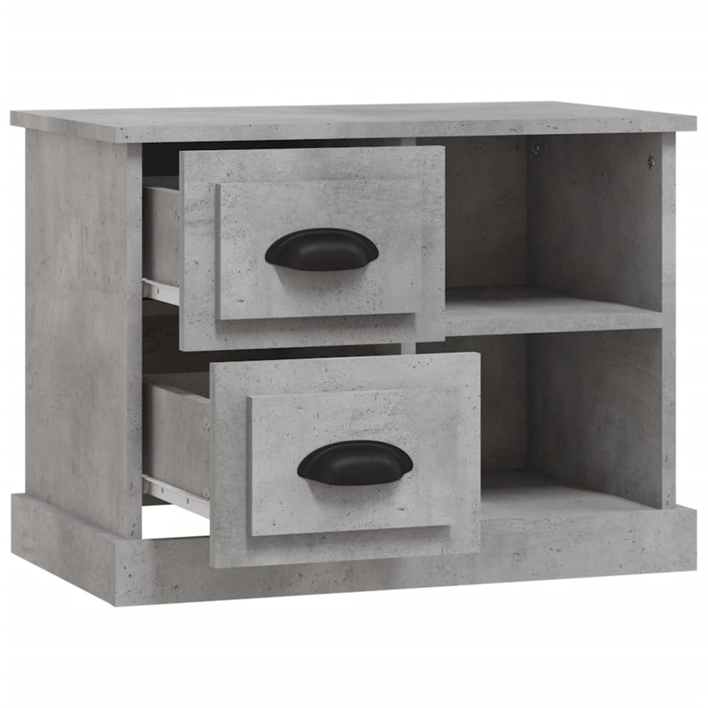 vidaXL Κομοδίνο Γκρι Σκυροδέματος 60 x 35,5 x 45 εκ.