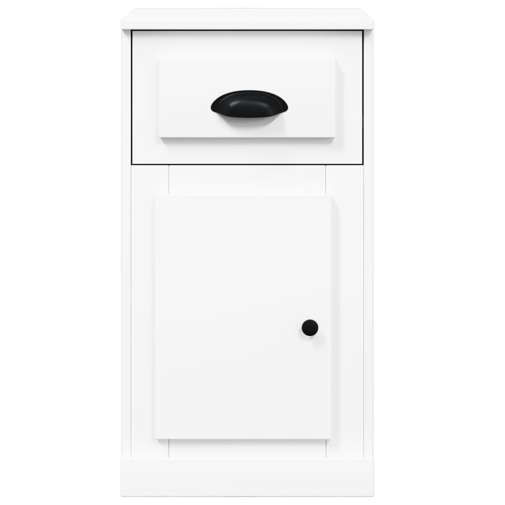 vidaXL Ντουλάπι με Συρτάρι Λευκό 40 x 50 x 75 εκ. Επεξεργασμένο Ξύλο