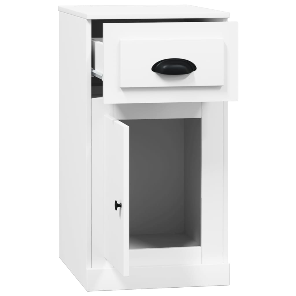 vidaXL Ντουλάπι με Συρτάρι Λευκό 40 x 50 x 75 εκ. Επεξεργασμένο Ξύλο