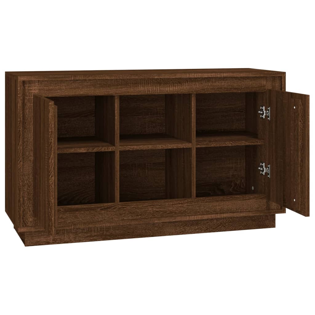 vidaXL Μπουφές Μαύρο 102x35x60 εκ. από Επεξεργασμένο Ξύλο