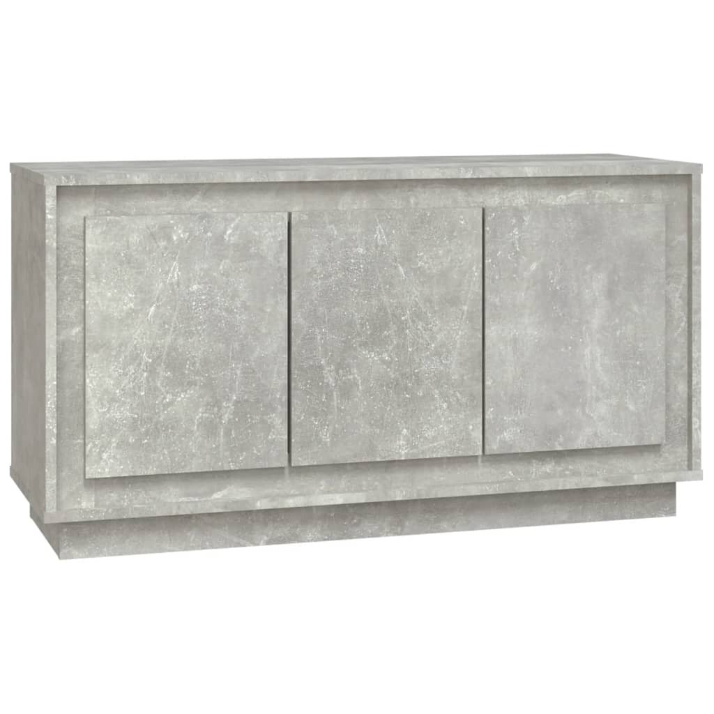 vidaXL Ντουλάπι Γκρι Σκυροδέματος 102x35x55 εκ. Επεξεργασμένο Ξύλο