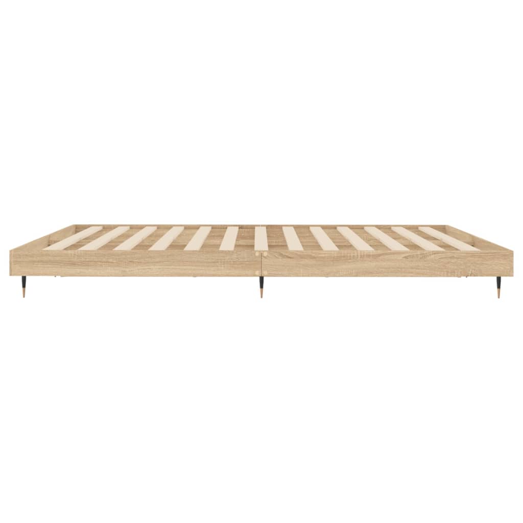 vidaXL Πλαίσιο Κρεβατιού Χωρ. Στρώμα Sonoma Δρυς 120x200εκ. Επ. Ξύλο