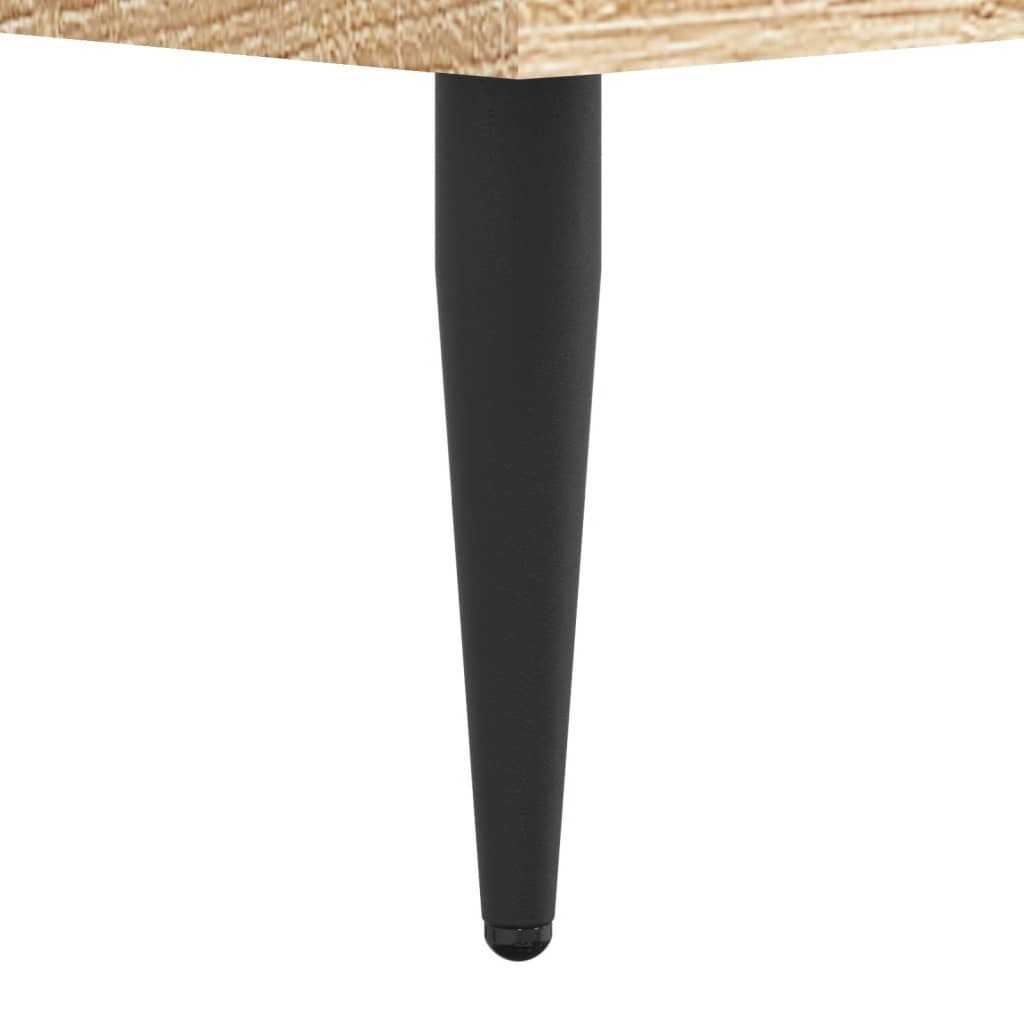 vidaXL Πλαίσιο Κρεβατιού Χωρ. Στρώμα Sonoma Δρυς 140x200εκ. Επ. Ξύλο