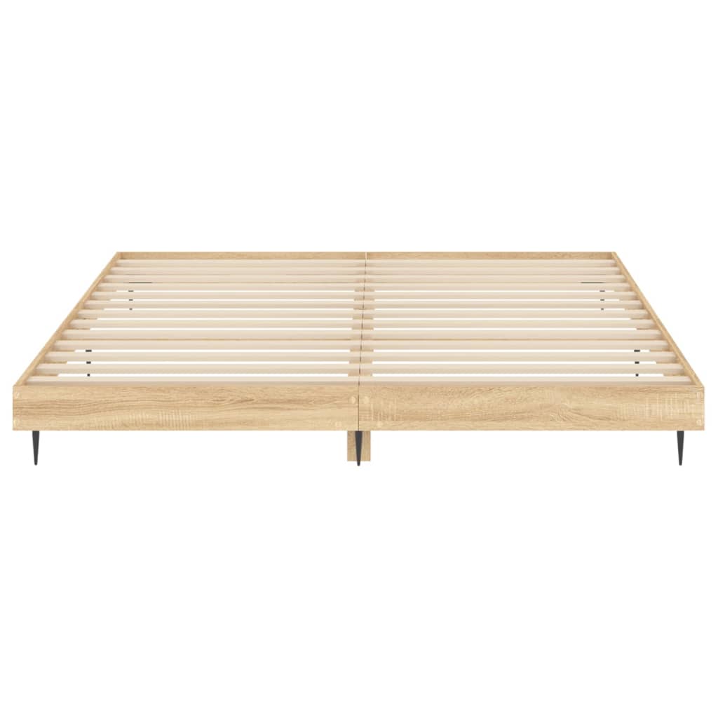 vidaXL Πλαίσιο Κρεβατιού Χωρ. Στρώμα Sonoma Δρυς 120x200εκ. Επ. Ξύλο