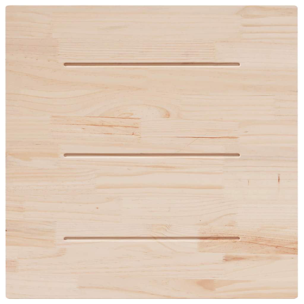 vidaXL Επιφάνεια Τραπεζιού Τετράγωνη 90x90x2,5 εκ. Μασίφ Ξύλο Πεύκου