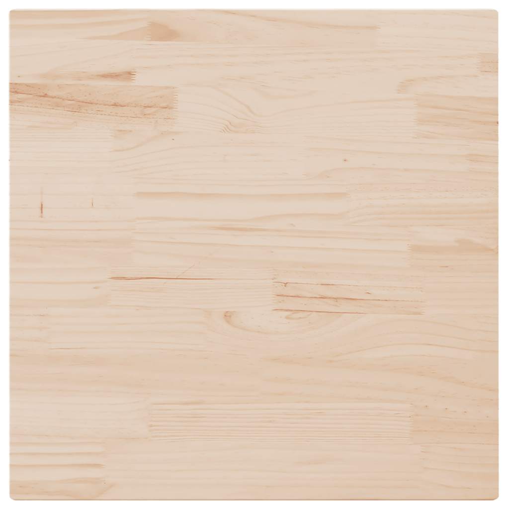 vidaXL Επιφάνεια Τραπεζιού Τετράγωνη 90x90x2,5 εκ. Μασίφ Ξύλο Πεύκου