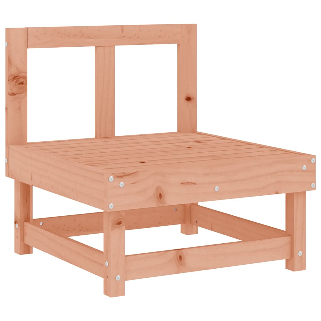 vidaXL Καναπές Μεσαίος με Μαξιλάρια από Μασίφ Ξύλο Ψευδοτσούγκας