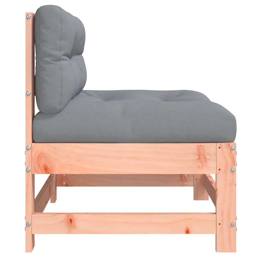 vidaXL Καναπέδες Μεσαίοι με Μαξιλάρια 2 τεμ. Μασίφ Ξύλο Ψευδοτσούγκας