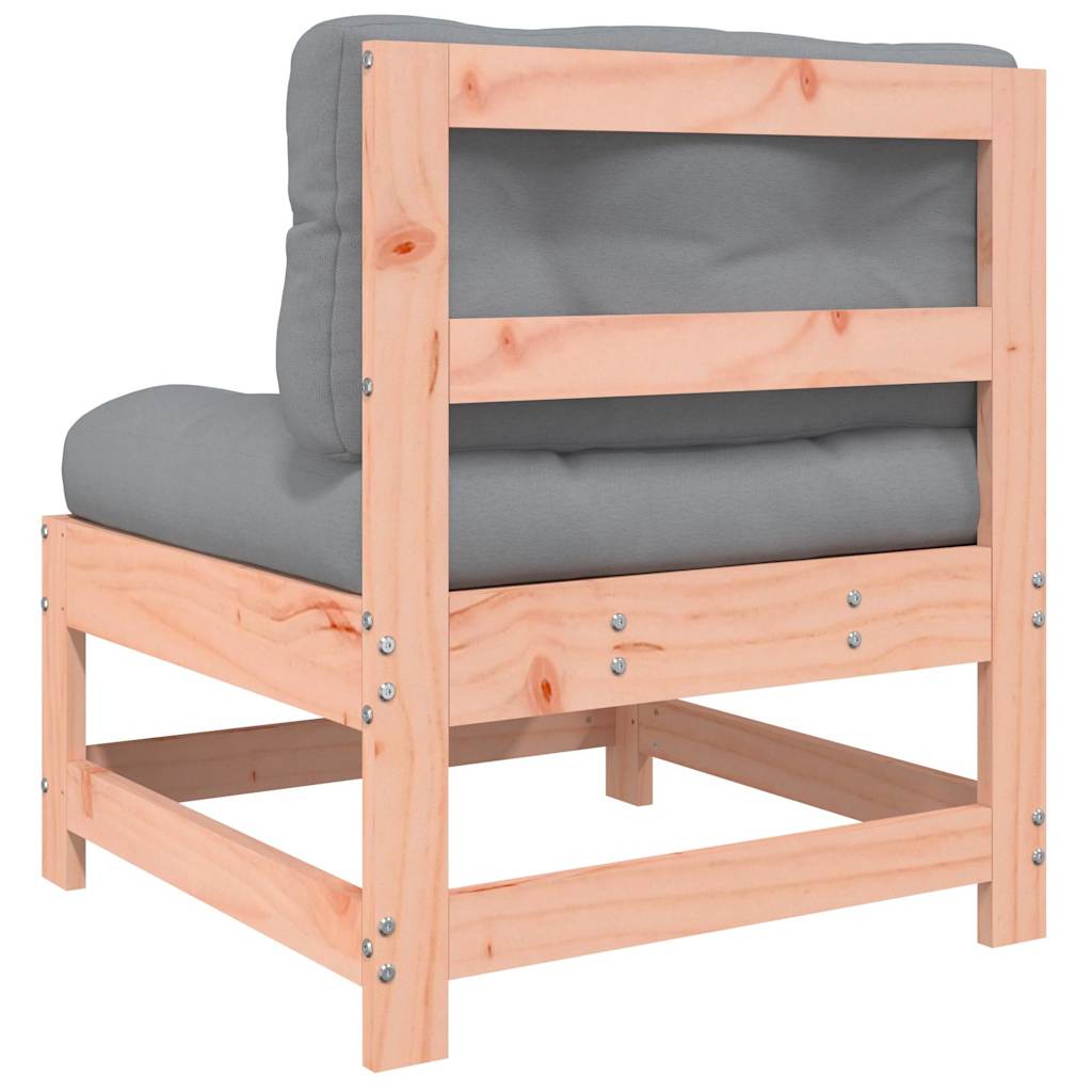 vidaXL Καναπέδες Μεσαίοι με Μαξιλάρια 2 τεμ. Μασίφ Ξύλο Ψευδοτσούγκας