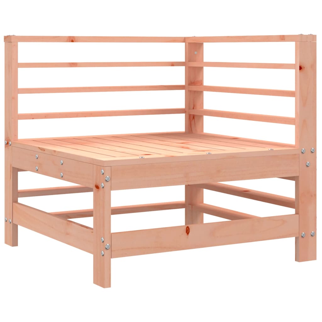 vidaXL Καναπές Γωνιακός με Μαξιλάρια από Μασίφ Ξύλο Ψευδοτσούγκας