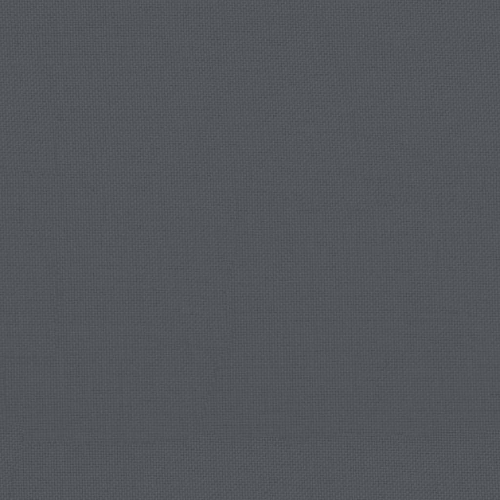 vidaXL Υποπόδιο Κήπου Λευκό από Μασίφ Ξύλο Πεύκου με Μαξιλάρι