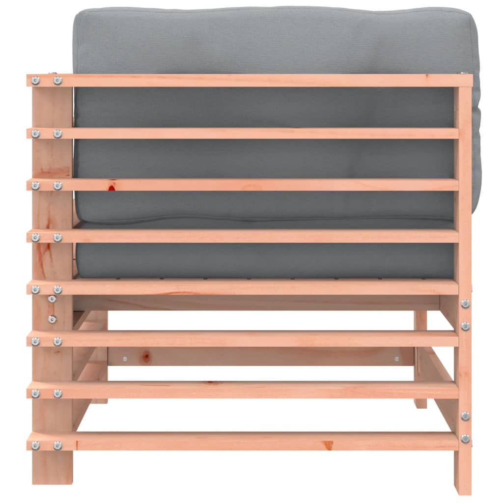 vidaXL Καναπέδες Γωνιακοί με Μαξιλάρια 2 τεμ. Μασίφ Ξύλο Ψευδοτσούγκας