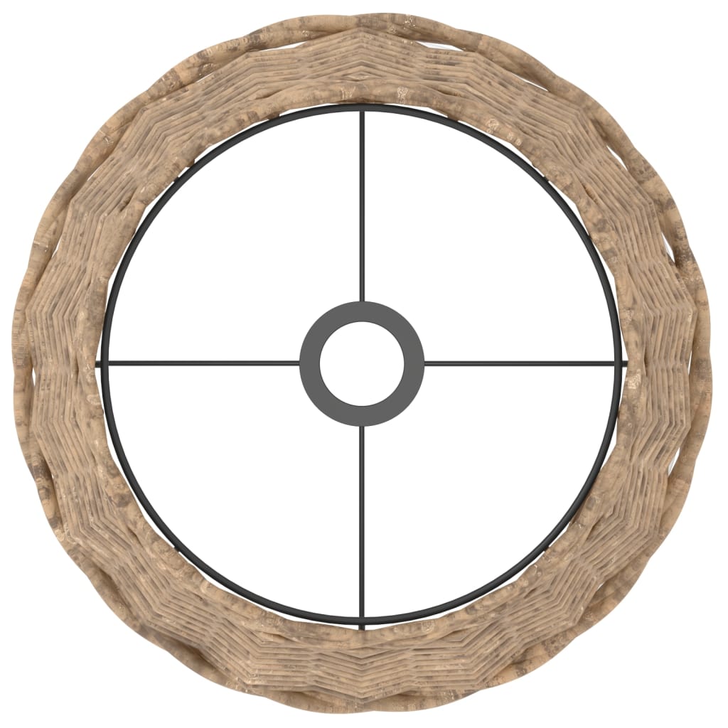 vidaXL Καπέλο Φωτιστικού Καφέ Ø38x23 εκ. από Wicker