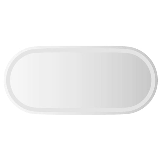 vidaXL Καθρέφτης Μπάνιου με LED Οβάλ 80 x 35 εκ.