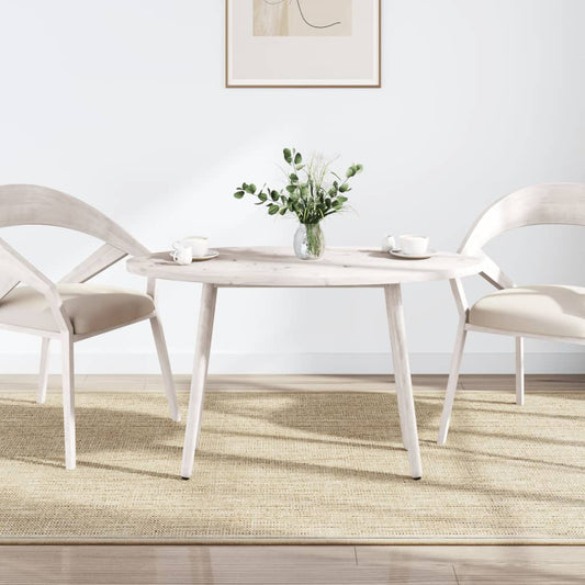vidaXL Επιφάνεια Τραπεζιού Οβάλ Λευκή 110x55x2,5 εκ. Μασίφ Ξύλο Πεύκου