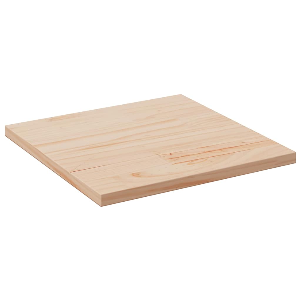 vidaXL Επιφάνεια Τραπεζιού Τετράγωνη 60x60x2,5 εκ. Μασίφ Ξύλο Πεύκου